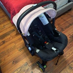 Pink Doona car seat & stroller all in one